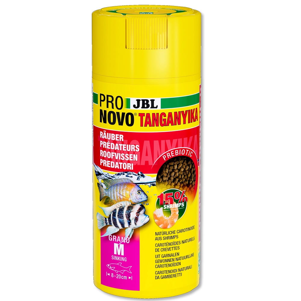JBL ProNovo Tanganyika Grano M 250ml Click - Podstawowy Pokarm dla Pielęgnic.jpg